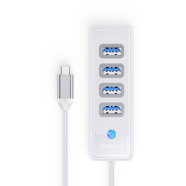 Zdjęcie produktu: Hub USB TYP-C Orico 4x USB 3.1 - biały (PW4U-C3-015-WH-EP)