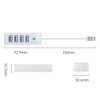 Miniatura zdjęcia: Hub USB-A Orico 4x USB 3.1 - biały (PW4U-U3-015-WH-EP) Miniatura zdjęcia: Hub USB-A Orico 4x USB 3.1 - biały (PW4U-U3-015-WH-EP)