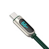 Miniatura zdjęcia: Kabel przewód USB Typ-C 200cm Baseus Display LCD 66W obsługą szybkiego ładowania - zielony (CASX020106) Miniatura zdjęcia: Kabel przewód USB Typ-C 200cm Baseus Display LCD 66W obsługą szybkiego ładowania - zielony (CASX020106)