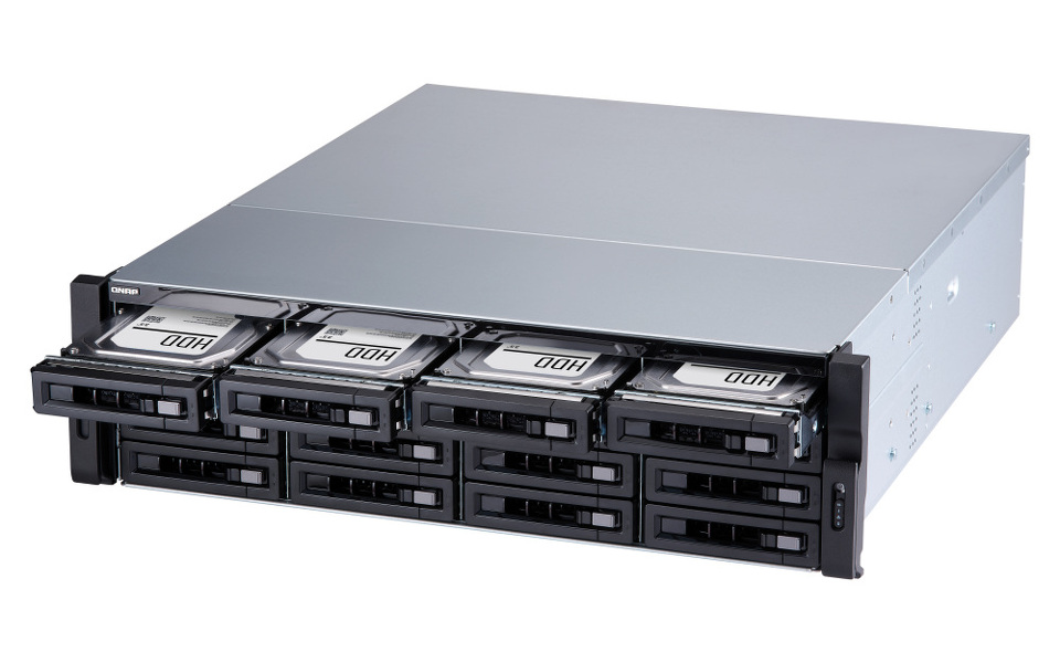 Zdjęcie produktu: Serwer plików QNAP TS-1683XU-RP-E2124-16G 16-Bay,3U rack, 4-rdzeniowy procesor Intel Xeon E-2124 3,3 GHz, 16GB UDIMM DDR4, 2x10GbE SFP+, 4xGbE LAN, USB 3.2x6, PCIe x4