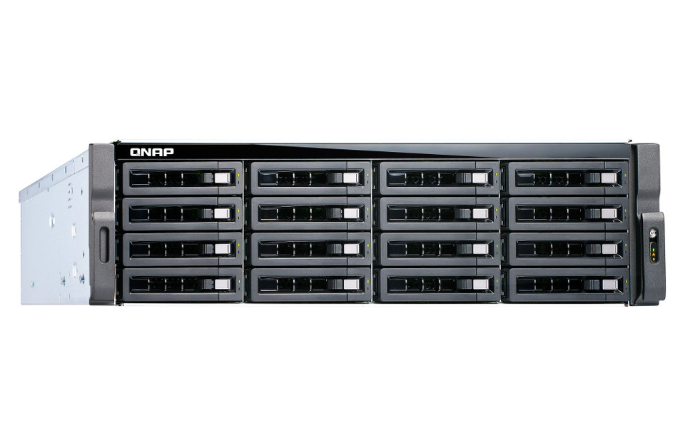 Zdjęcie produktu: Serwer plików QNAP TS-1683XU-RP-E2124-16G 16-Bay,3U rack, 4-rdzeniowy procesor Intel Xeon E-2124 3,3 GHz, 16GB UDIMM DDR4, 2x10GbE SFP+, 4xGbE LAN, USB 3.2x6, PCIe x4
