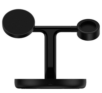 Miniatura produktu: Bezprzewodowa ładowarka indukcyjna Baseus Stojak 3w1 Iphone Magsafe 15W - czarna (WXTE000101)