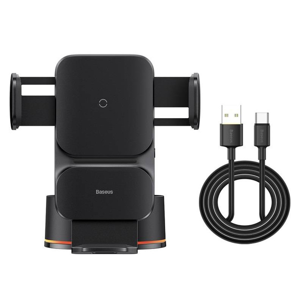Zdjęcie produktu: Samochodowy uchwyt automatyczny na kokpit do telefonu Baseus Wisdom z ładowarką indukcyjną Qi 15W (CGZX000101) Zdjęcie produktu: Samochodowy uchwyt automatyczny na kokpit do telefonu Baseus Wisdom z ładowarką indukcyjną Qi 15W (CGZX000101)