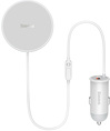 Miniatura zdjęcia: Ładowarka samochodowa Baseus CW01 do kratki z ładowarką magnetyczną, USB, 15W + 25W - biała (SUCX040002) Miniatura zdjęcia: Ładowarka samochodowa Baseus CW01 do kratki z ładowarką magnetyczną, USB, 15W + 25W - biała (SUCX040002)