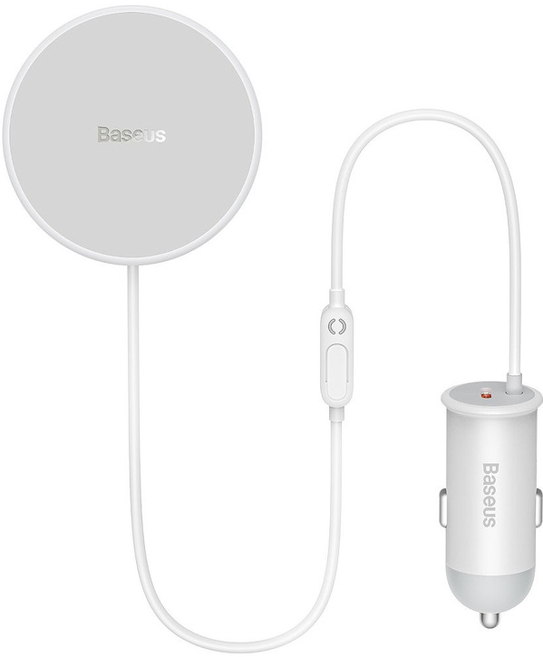 Zdjęcie produktu: Ładowarka samochodowa Baseus CW01 do kratki z ładowarką magnetyczną, USB TYP-C, 15W + 25W - biała (SUCX040102) Zdjęcie produktu: Ładowarka samochodowa Baseus CW01 do kratki z ładowarką magnetyczną, USB TYP-C, 15W + 25W - biała (SUCX040102)