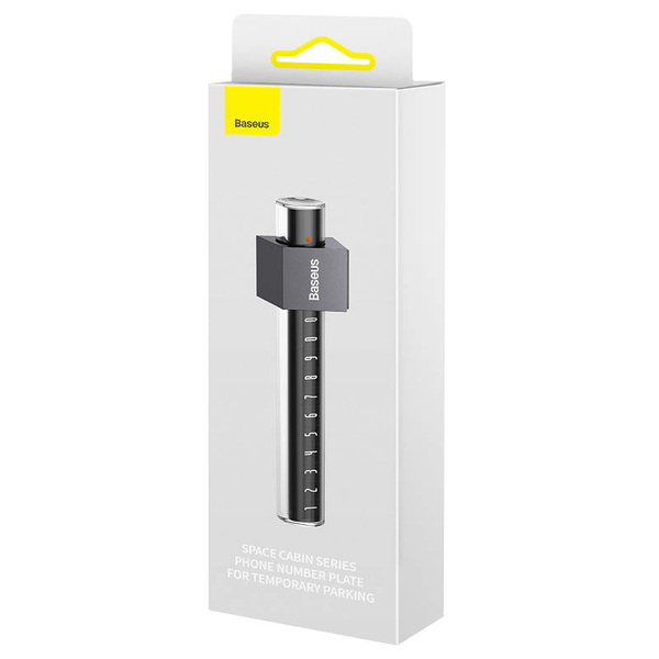 Zdjęcie produktu: Akcesorium samochodowe Baseus Space Cabin tabliczka parkingowa do samochodu auta na numer telefonu (CNHM020014) Zdjęcie produktu: Akcesorium samochodowe Baseus Space Cabin tabliczka parkingowa do samochodu auta na numer telefonu (CNHM020014)