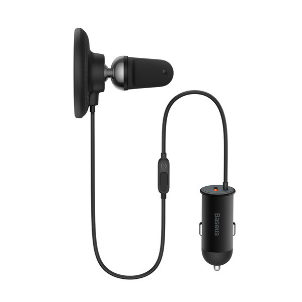 Ładowarka samochodowa Baseus CW01 do kratki z ładowarką magnetyczną, USB TYP-C, 15W + 25W - czarna (SUCX040101) Ładowarka samochodowa Baseus CW01 do kratki z ładowarką magnetyczną, USB TYP-C, 15W + 25W - czarna (SUCX040101)