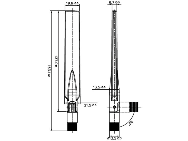 Antena LTE Delock 3.5dBi SMA dookólna - czarna (88416) Antena LTE Delock 3.5dBi SMA dookólna - czarna (88416)