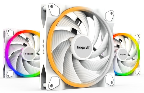 Miniatura produktu: Wentylator be quiet! Light Wings White 140mm PWM high-speed ARGB zestaw 3szt. (BL103)