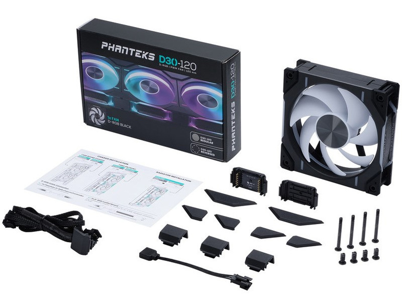 Zdjęcie produktu: Phanteks D30 PWM Regular ARGB 120mm czarny