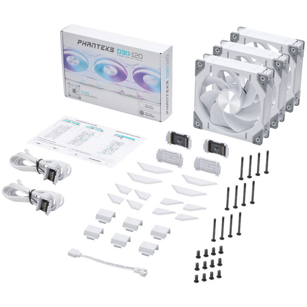 Zdjęcie produktu: Phanteks D30 PWM Reverse ARGB 120mm biały