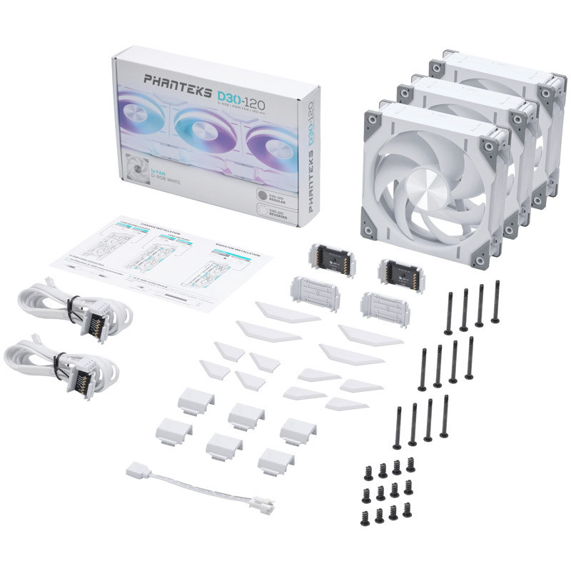 Phanteks D30 PWM Regular ARGB 120mm 3-pack