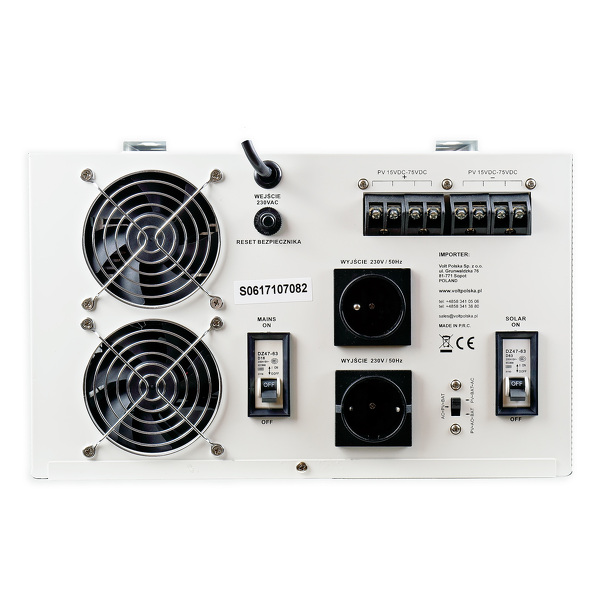 Zdjęcie produktu: Inwerter solarny Sinus Pro 2200 S 12/230V (1400/2200W) + 60A MPPT (75V) Zdjęcie produktu: Inwerter solarny Sinus Pro 2200 S 12/230V (1400/2200W) + 60A MPPT (75V)