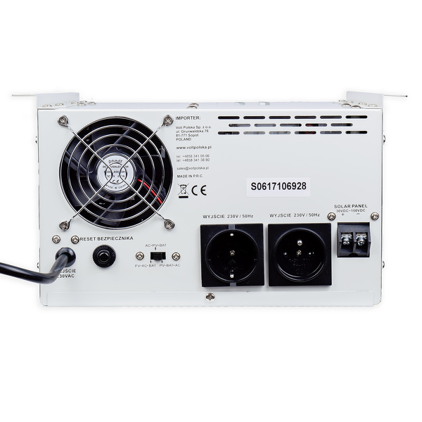 Zdjęcie produktu: Inwerter solarny Sinus Pro 2500 S 24/230V (1800/2500W) + 40A MPPT (100V)