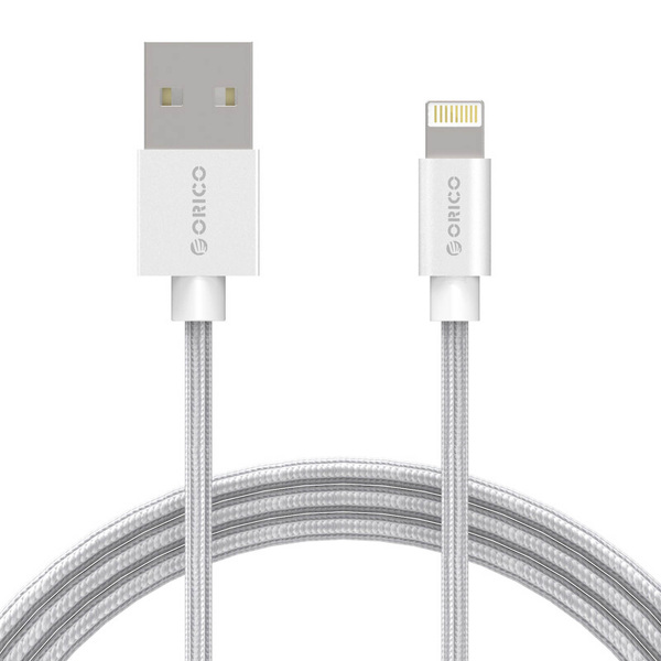 Zdjęcie produktu: Orico kabel USB-Lighting 2.4A LTF-10-V1-SV-B