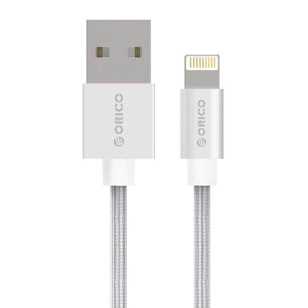 Zdjęcie produktu: Orico kabel USB-Lighting 2.4A LTF-10-V1-SV-B