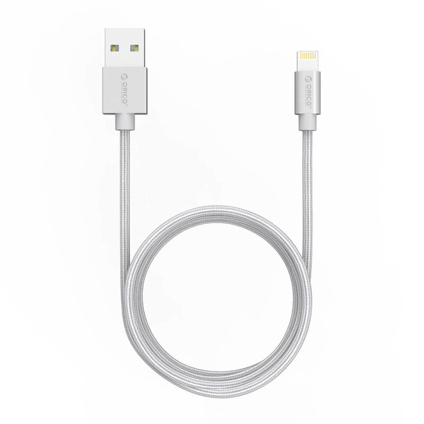 Zdjęcie produktu: Orico kabel USB-Lighting 2.4A LTF-10-V1-SV-B