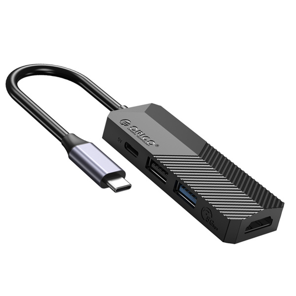Zdjęcie produktu: Hub aktywny USB TYP-C 4w1 Orico, HDMI 4K@30Hz, PD 55W (MDK-4P-BK-BP) Zdjęcie produktu: Hub aktywny USB TYP-C 4w1 Orico, HDMI 4K@30Hz, PD 55W (MDK-4P-BK-BP)