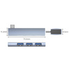 Miniatura zdjęcia: Hub USB TYP-C Orico 5Gbps, 3xUSB-A, bez kabla, aluminiowy (AH-W13-GY-BP) Miniatura zdjęcia: Hub USB TYP-C Orico 5Gbps, 3xUSB-A, bez kabla, aluminiowy (AH-W13-GY-BP)