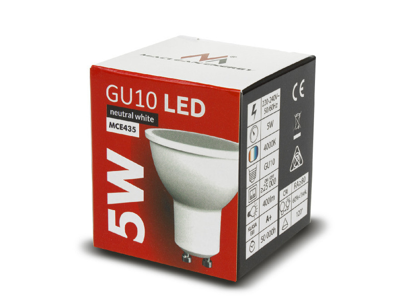 Zdjęcie produktu: Maclean GU10 5W LED 4000K 400lm (MCE435 NW)