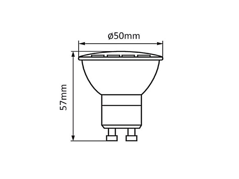 Zdjęcie produktu: Maclean GU10 7W LED 3000K 490lm (MCE437 WW)