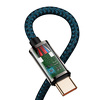 Miniatura zdjęcia: Kabel przewód USB Typ-C do Typ-C kątowy 100cm Baseus Legend Series, 100W, PD - niebieski (CACS000603) Miniatura zdjęcia: Kabel przewód USB Typ-C do Typ-C kątowy 100cm Baseus Legend Series, 100W, PD - niebieski (CACS000603)