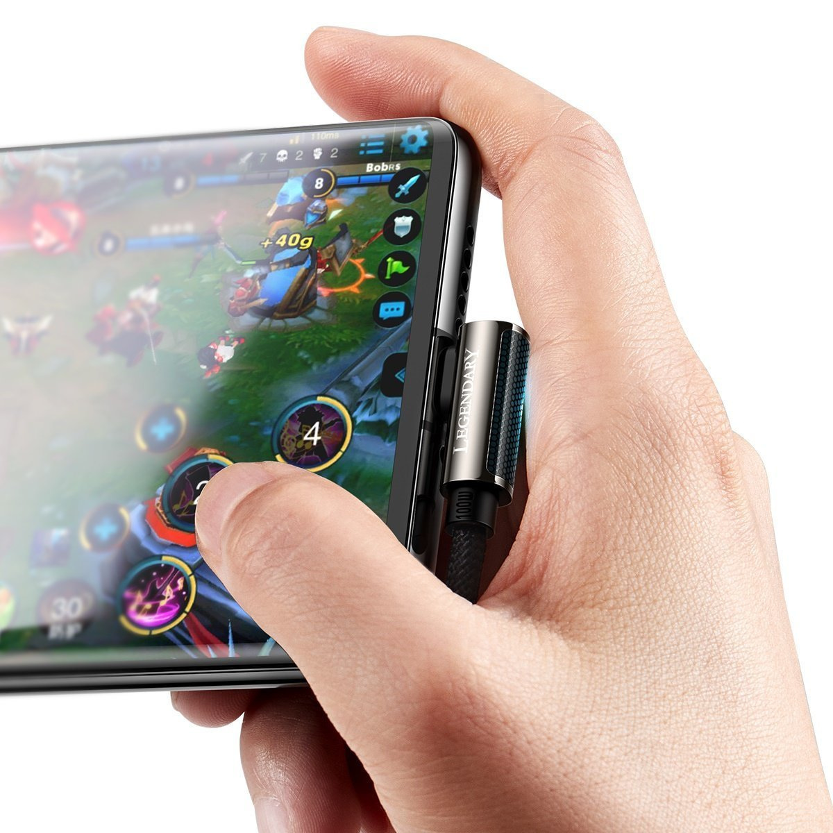 Kabel przewód USB Typ-C do Typ-C kątowy 200cm Baseus Legend Series, 100W, PD - czarny (CATCS-A01) Kabel przewód USB Typ-C do Typ-C kątowy 200cm Baseus Legend Series, 100W, PD - czarny (CATCS-A01)