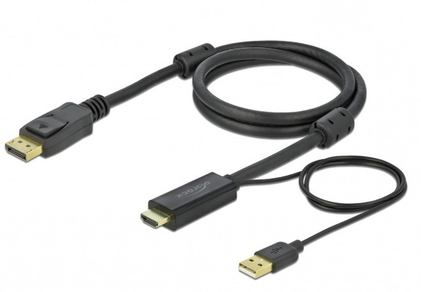 Zdjęcie produktu: Delock przewód HDMI do DisplayPort 5m 85966