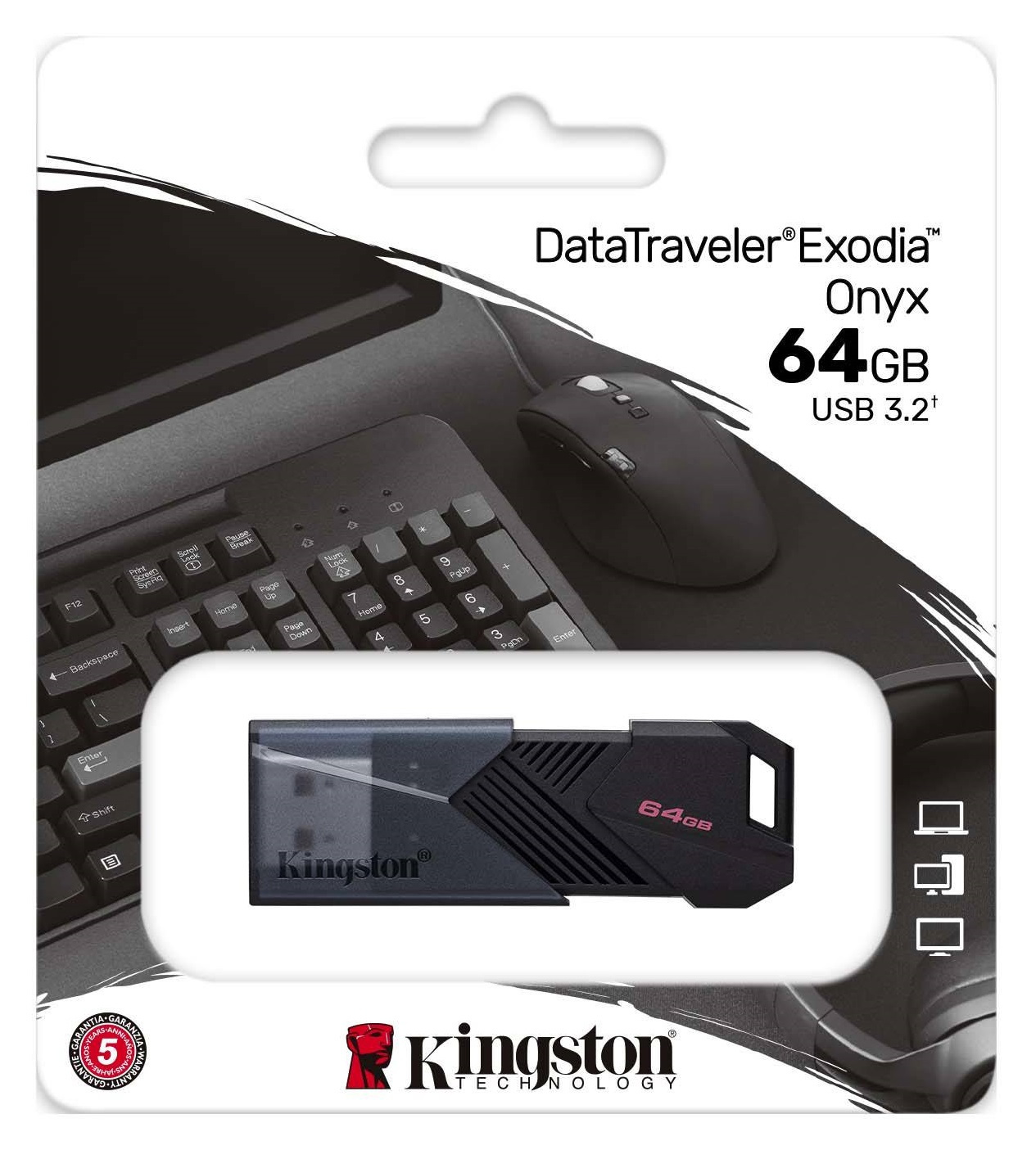 Kingston Exodia Onyx 64GB USB 3.2 DTXON/64GB
