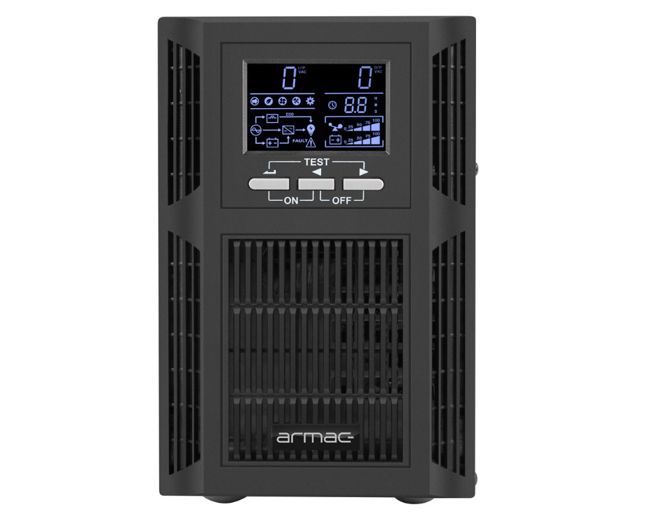 Zasilacz UPS Armac Office On-Line PF1 1000VA LCD 4X IEC C13 metalowa obudowa (O/1000I/PF1)