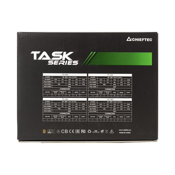 Zdjęcie produktu: Zasilacz Chieftec Task TPS-500S 500W