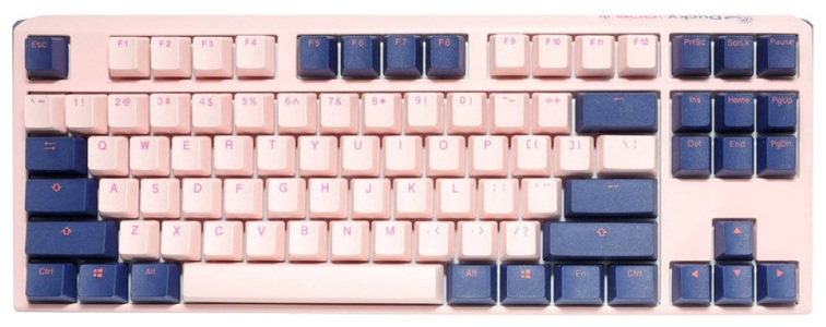 Miniatura produktu: Klawiatura gamingowa Ducky ONE 3 Fuji TKL MX-Blue US, mechaniczna