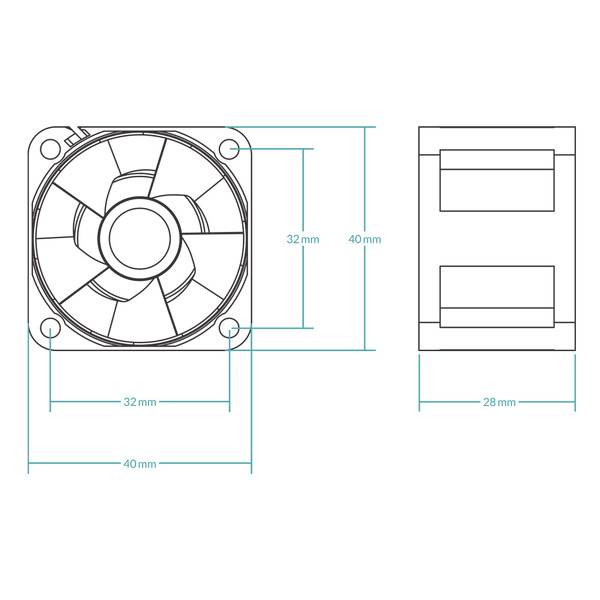 Zdjęcie produktu: Arctic wentylator serwerowy S4028-6K-5-Pack