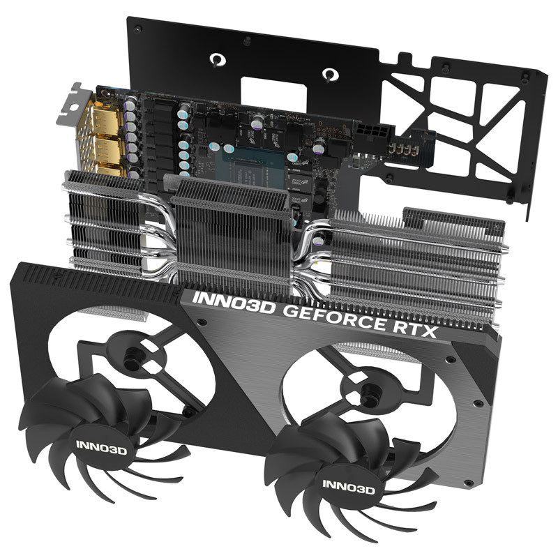 Inno3D GeForce RTX 4070 TWIN X2 12GB GDDR6X DLSS 3 (N40702-126X-185252N) Inno3D GeForce RTX 4070 TWIN X2 12GB GDDR6X DLSS 3 (N40702-126X-185252N)