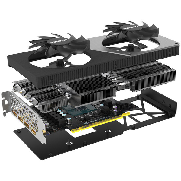 Zdjęcie produktu: Inno3D GeForce RTX 4070 TWIN X2 12GB GDDR6X DLSS 3 (N40702-126X-185252N) Zdjęcie produktu: Inno3D GeForce RTX 4070 TWIN X2 12GB GDDR6X DLSS 3 (N40702-126X-185252N)