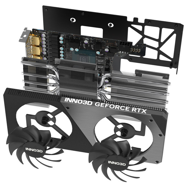 Zdjęcie produktu: Inno3D GeForce RTX 4070 TWIN X2 12GB GDDR6X DLSS 3 (N40702-126X-185252N) Zdjęcie produktu: Inno3D GeForce RTX 4070 TWIN X2 12GB GDDR6X DLSS 3 (N40702-126X-185252N)