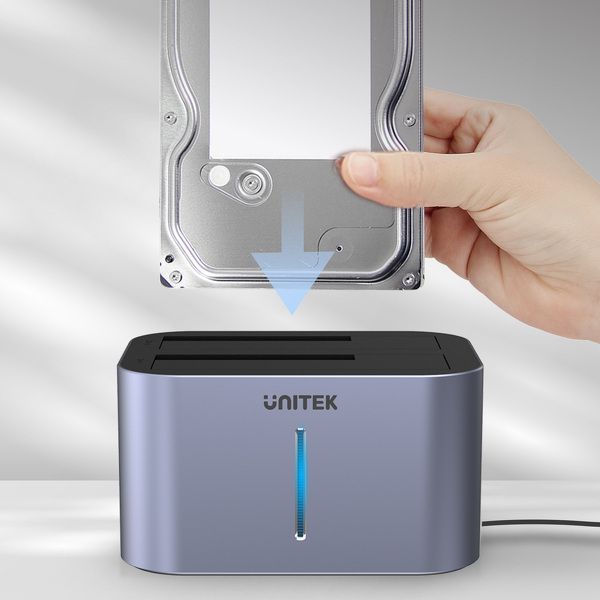 Zdjęcie produktu: Stacja dokująca na dysk 2,5"/3,5" HDD/SSD Unitek USB 3.2 Gen1 5 Gb/s (S1306A) Zdjęcie produktu: Stacja dokująca na dysk 2,5"/3,5" HDD/SSD Unitek USB 3.2 Gen1 5 Gb/s (S1306A)