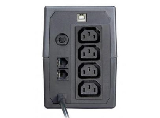 Zasilacz UPS Orvaldi i650LCD USB 600VA / 360W