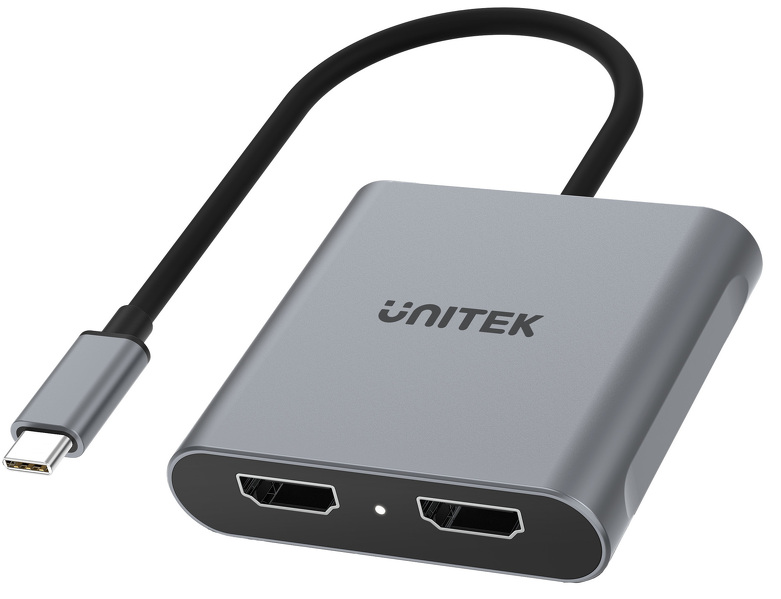 Zdjęcie produktu: Unitek Adapter USB C - 2x HDMI 2.0 (V1404B)