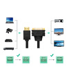 Miniatura zdjęcia: Adapter HDMI męski do DVI żeński UGREEN, 22cm - czarny (20136) Miniatura zdjęcia: Adapter HDMI męski do DVI żeński UGREEN, 22cm - czarny (20136)
