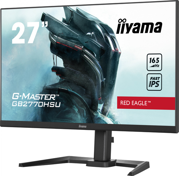 Zdjęcie produktu: iiyama G-Master GB2770HSU-B5 Red Eagle 27" FHD IPS 165Hz 0.8ms FreeSync Premium PIVOT - z gwarancją iiyama 3 lata - zero martwych pikseli 30 dni