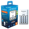 Ładowarka akumulatorków Ni-MH Panasonic Eneloop BQ-CC17 eco blister + 4 x R6/AA Eneloop 2000mAh BK-3MCDE (K-KJ17MCD40E)