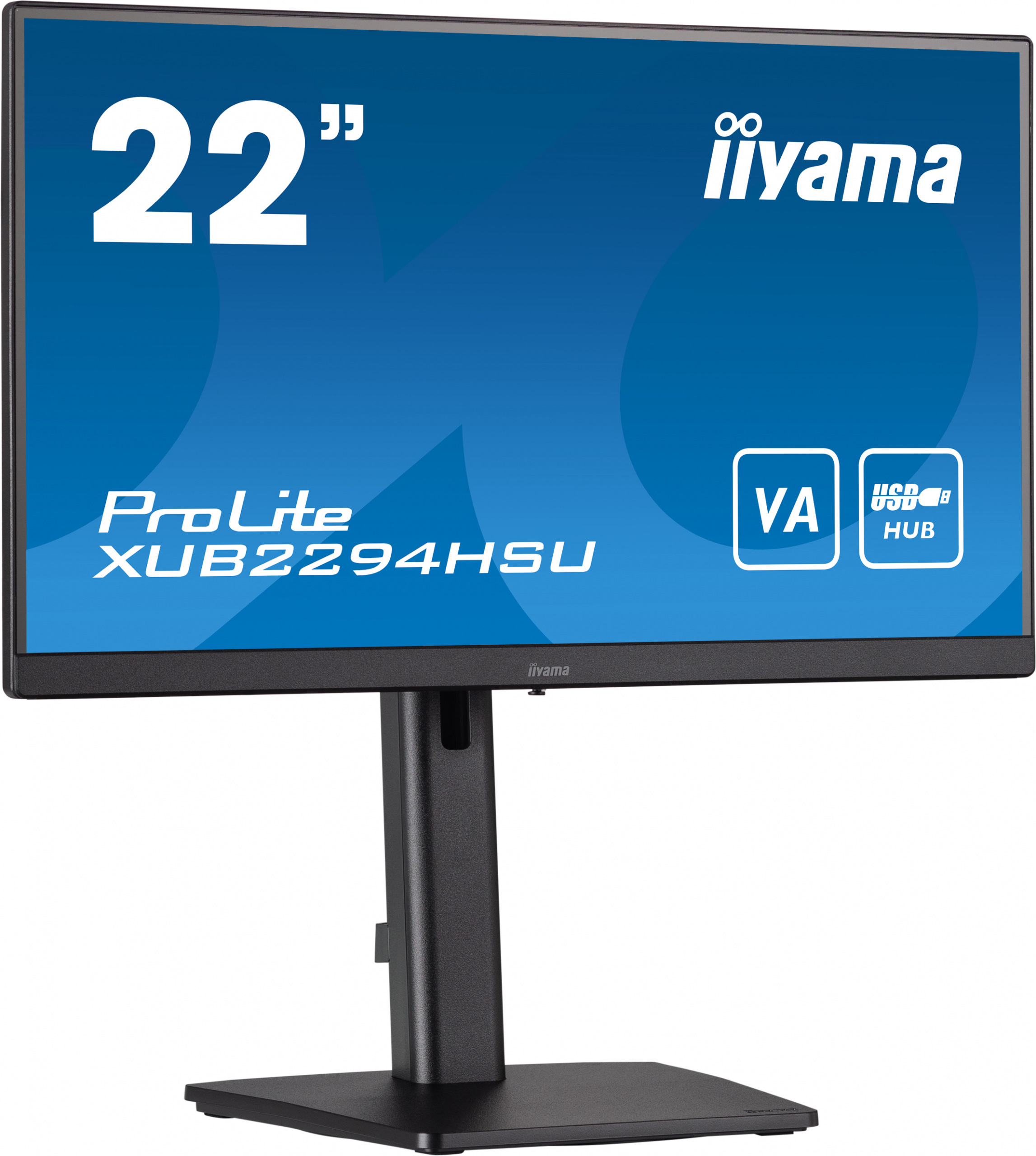 iiyama ProLite XUB2294HSU-B2 22" FHD VA 75Hz 1ms PIVOT - z gwarancją iiyama 3 lata - zero martwych pikseli 30 dni