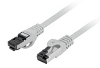 Miniatura zdjęcia: Lanberg RJ45 Patch Cord Kat.8.1 0.5m Szary Miniatura zdjęcia: Lanberg RJ45 Patch Cord Kat.8.1 0.5m Szary