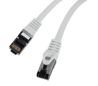 Miniatura produktu: Kabel Lanberg RJ45 Patch cord Kat.8.1 do 40 Gb/s S/FTP LSZH CU 1,5m Szary Fluke Passed (PCF8-10CU-0150-S)