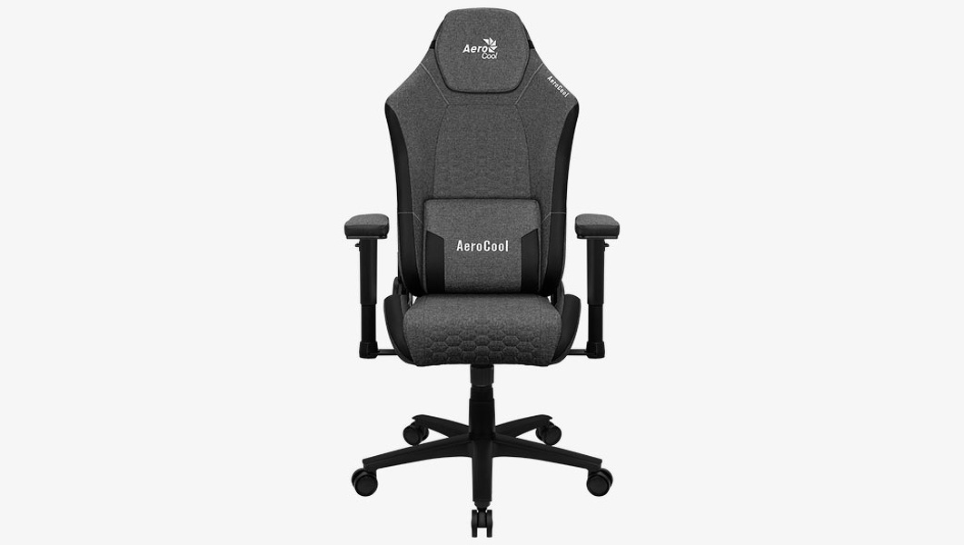 Zdjęcie produktu: Fotel gamingowy Aerocool Crown AeroSuede Ash Black