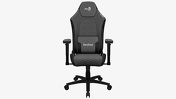 Miniatura zdjęcia: Fotel gamingowy Aerocool Crown AeroSuede Ash Black