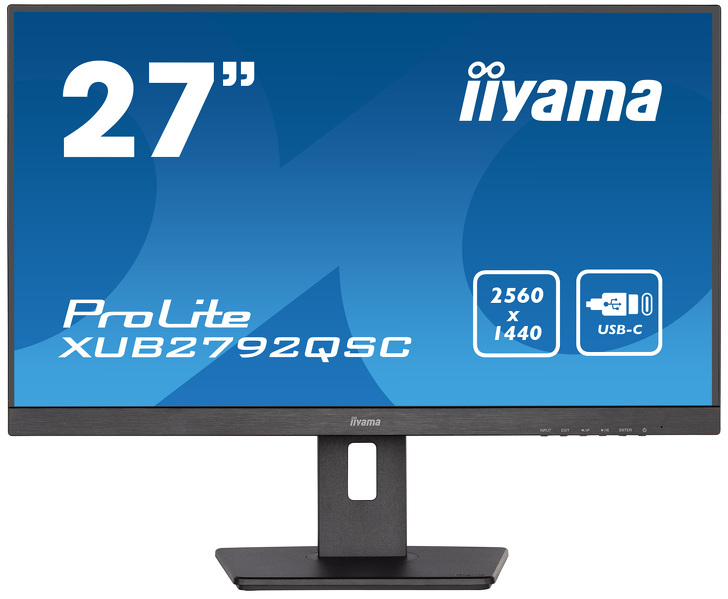 Zdjęcie produktu: iiyama ProLite XUB2792QSC-B5 27" WQHD IPS 75Hz 4ms USB-C PIVOT - z gwarancją iiyama 3 lata - zero martwych pikseli 30 dni