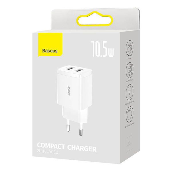Zdjęcie produktu: Baseus Quick Charger 10.5W Biała CCXJ0102002