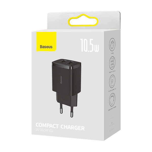 Zdjęcie produktu: Baseus Quick Charger 10.5W Czarna CCXJ010201